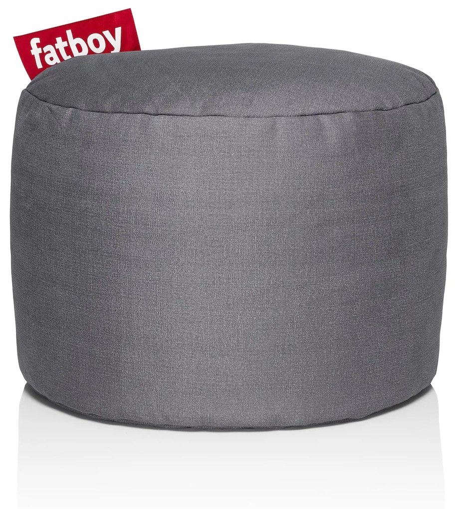 "Point stonewashed", babzsák/puff 10 változat - Fatboy® Szín: ezüst szürke