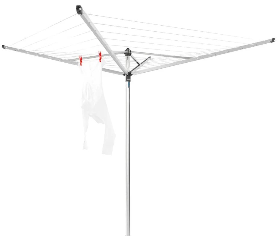 Ezüstszínű kerti ruhaszárító 40 m Topspinner – Brabantia