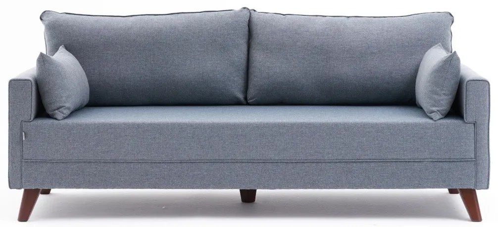 3 személyes kanapé Bella Soft Üçlü Koltuk - Kék
