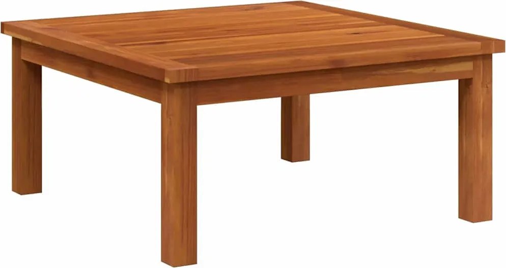 vidaXL tömör akácfa kerti társalgóasztal 63 x 63 x 30 cm
