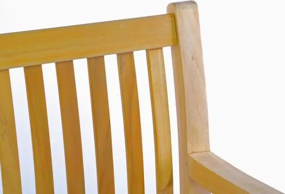 DIVERO Kerti pad 3-személyes 180 cm tíkfa