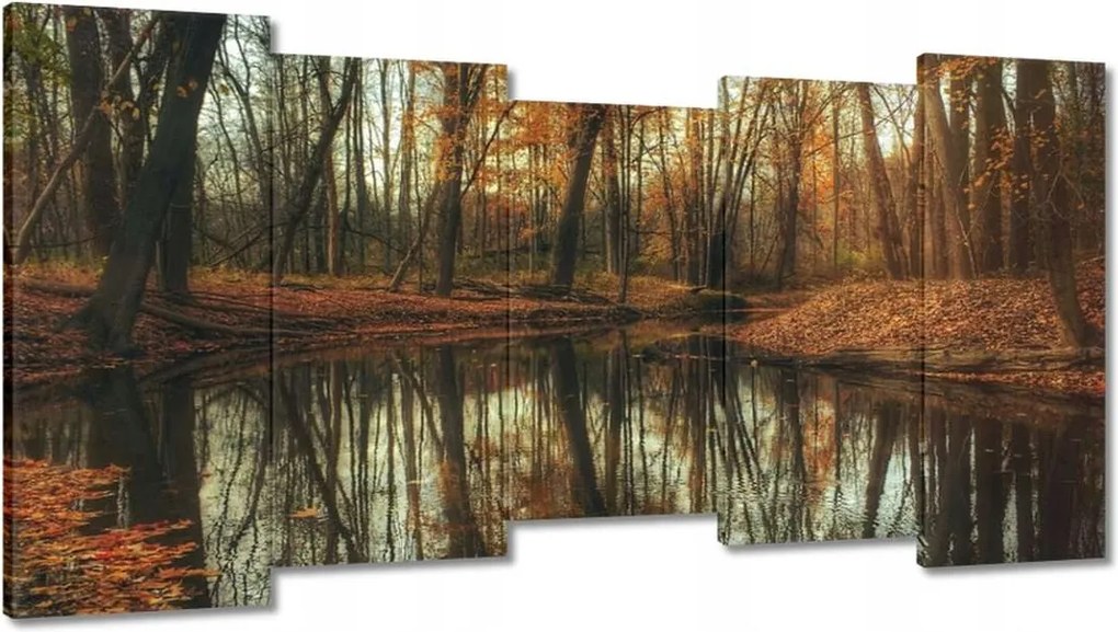 Festmények 150x80 Őszi táj Tájkép