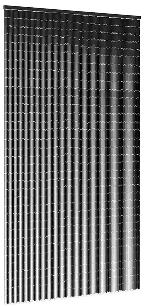 rovaros ajtófüggöny Sötétszürke 120x220 cm bambusz