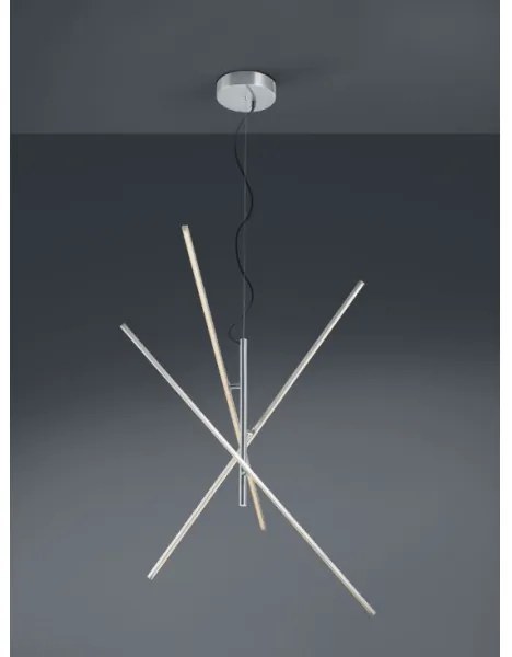 Trio - LED Dimmelhető csillár zsinóron TIRIAC 3xLED/8,5W/230V