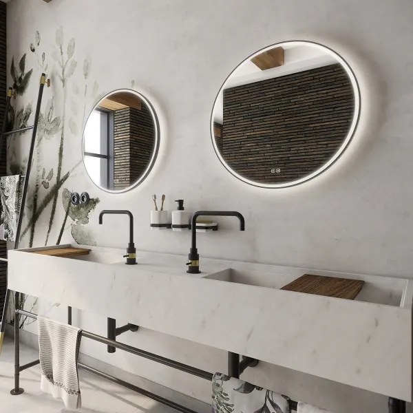 NIMCO ZPC 28000RVX-90 - LED Fürdőszoba tükör 3000-6500K átm. 60 cm IP44