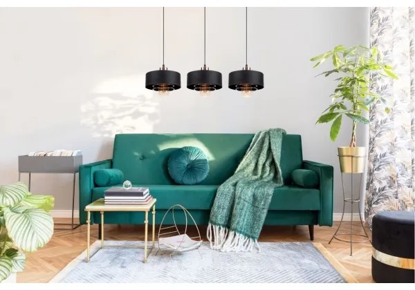 Csillár zsinóron VEST 3xE27/60W/230V