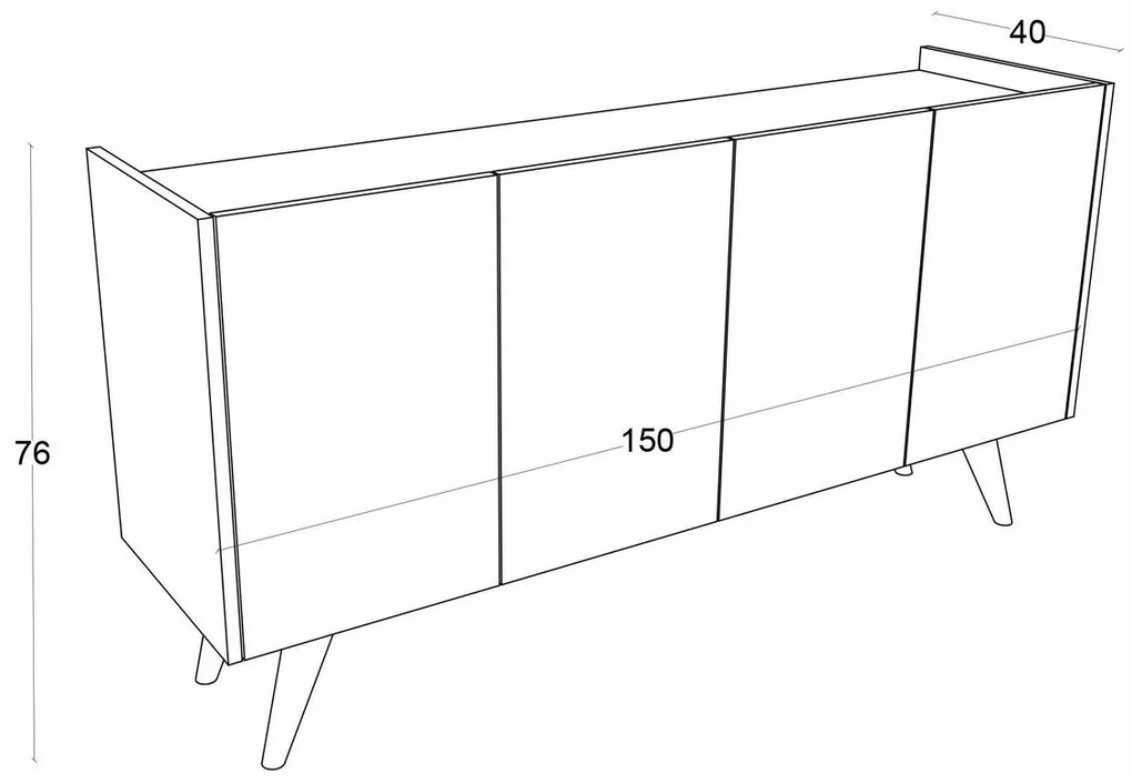 Pekin White szekrény