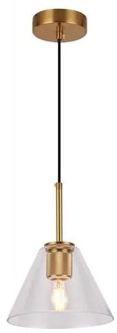 Lámpa Mennyezeti lámpatest GIGLAS 2,8037, AC220-240V, 50/60Hz, 1*E27, IP20, átmérő 18 CM, egyes, arany