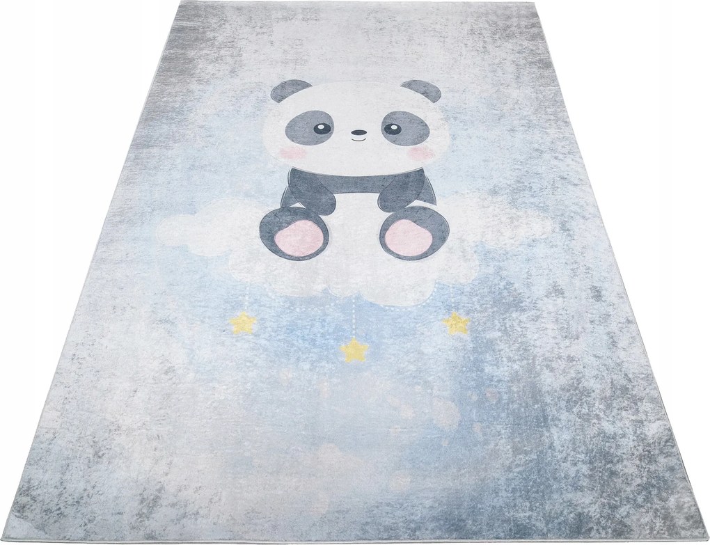 Színes Gyerekszőnyeg 120x170 Panda Felhő