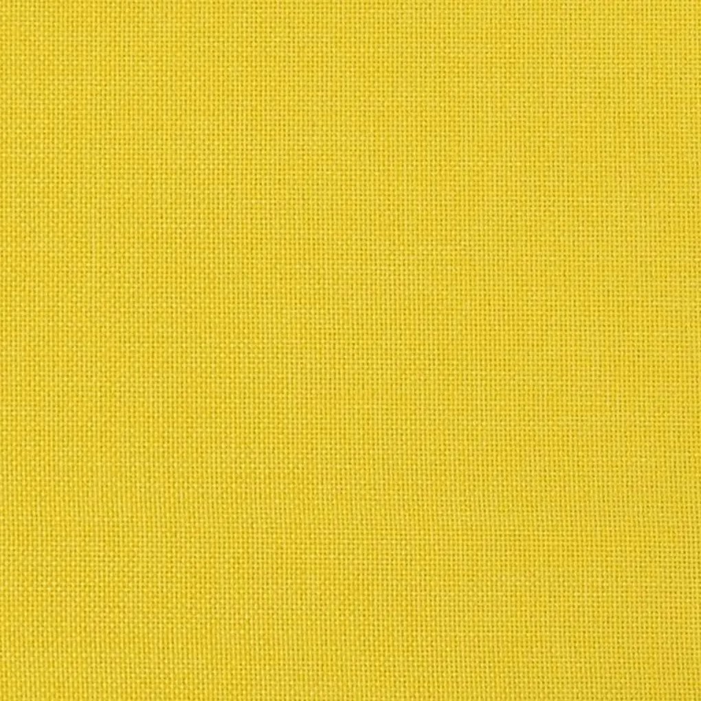 moduláris kanapé lábtartó modul világossárga 100 x 100 x 48 cm