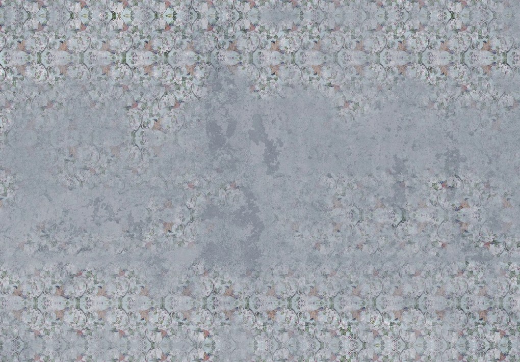Fotótapéta Beton levelek vakolat minták beton virágok +ragasztó ajándék 416 x 254