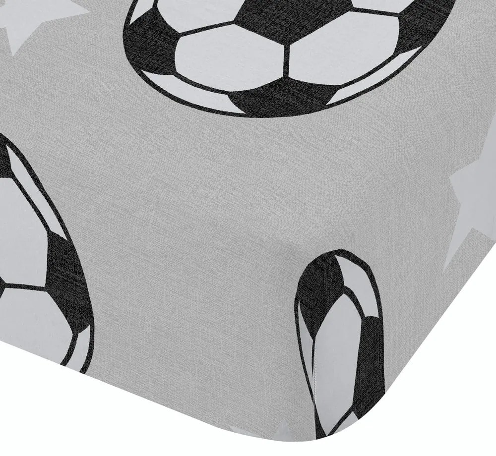 Egyszemélyes flanel gyerek lepedő 90x190 cm Football Stars – Catherine Lansfield