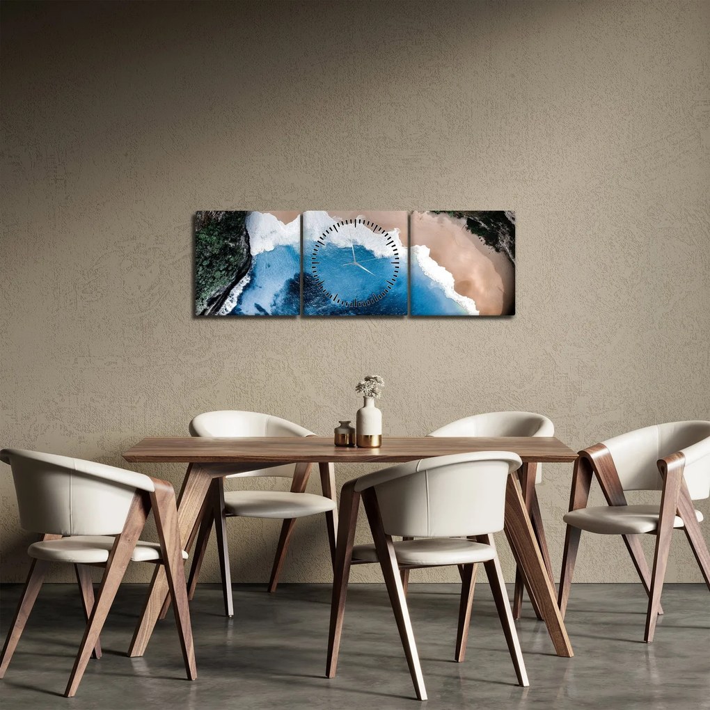 Nusa Penida strand, Indonézia képe (órával) (90x30 cm)