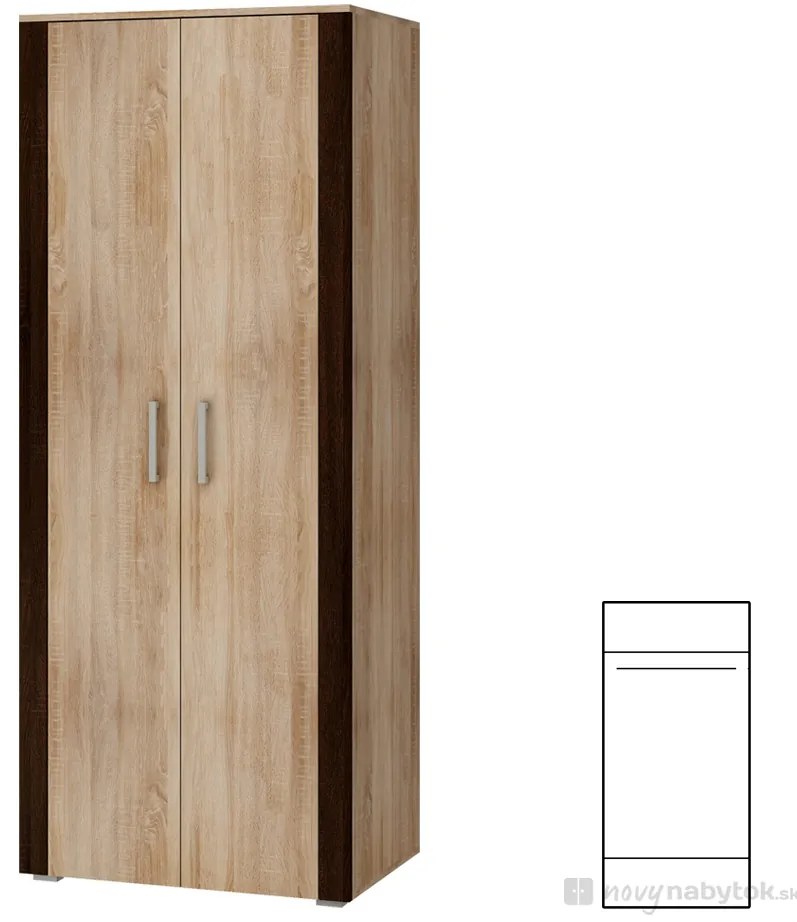 Gardróbszekrény Notti NOT 07. 746325