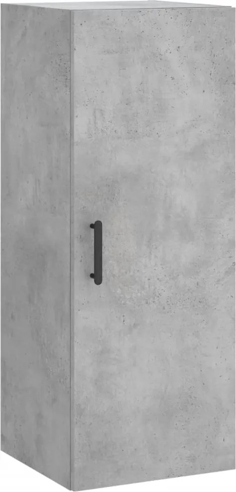 vidaXL betonszürke fali szekrény 34,5 x 34 x 90 cm