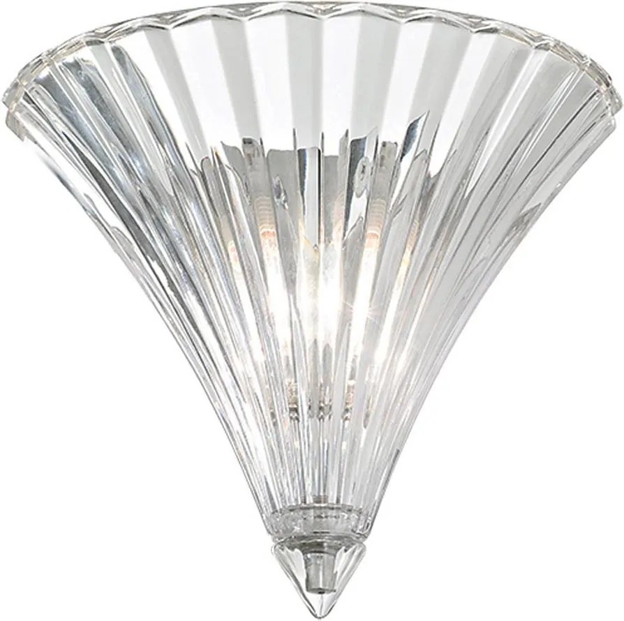 Ideal Lux - Fali lámpatest SANTA 1xE14/40W/230V átlátszó