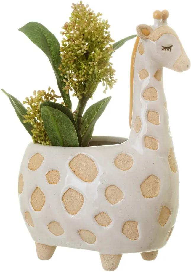 Gina Giraffe fehér-bézs kaspó, ø 7,5 cm - Sass & Belle