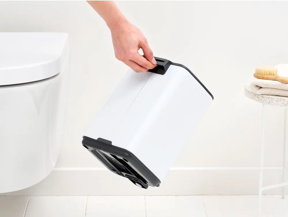 Fehér acél pedálos szemetes 4 l Bo – Brabantia