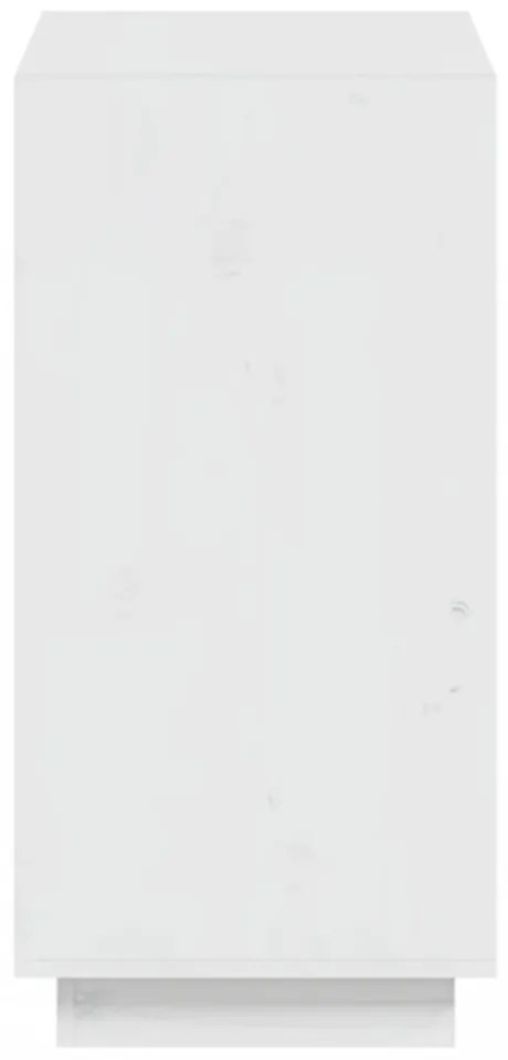 fehér tömör fenyőfa könyvszekrény 60 x 35 x 71 cm