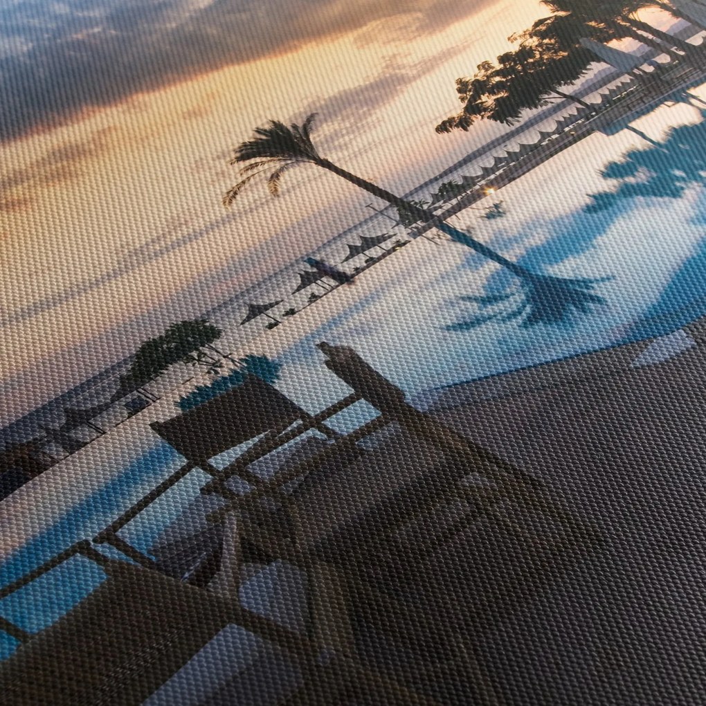 Kép - Üdülőhely a tengerparton (90x60 cm)