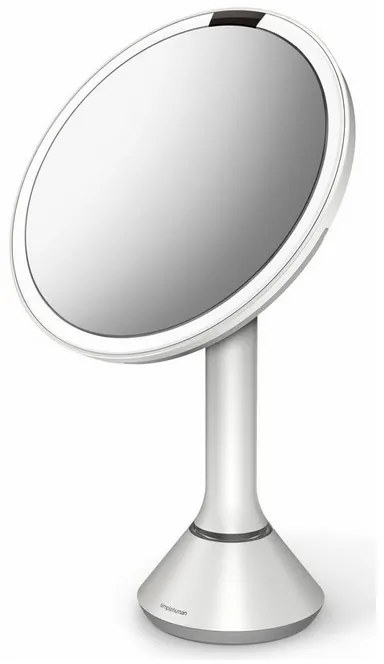 Egyszerű emberi tükör állítható fényerővel Dual LED, fehér