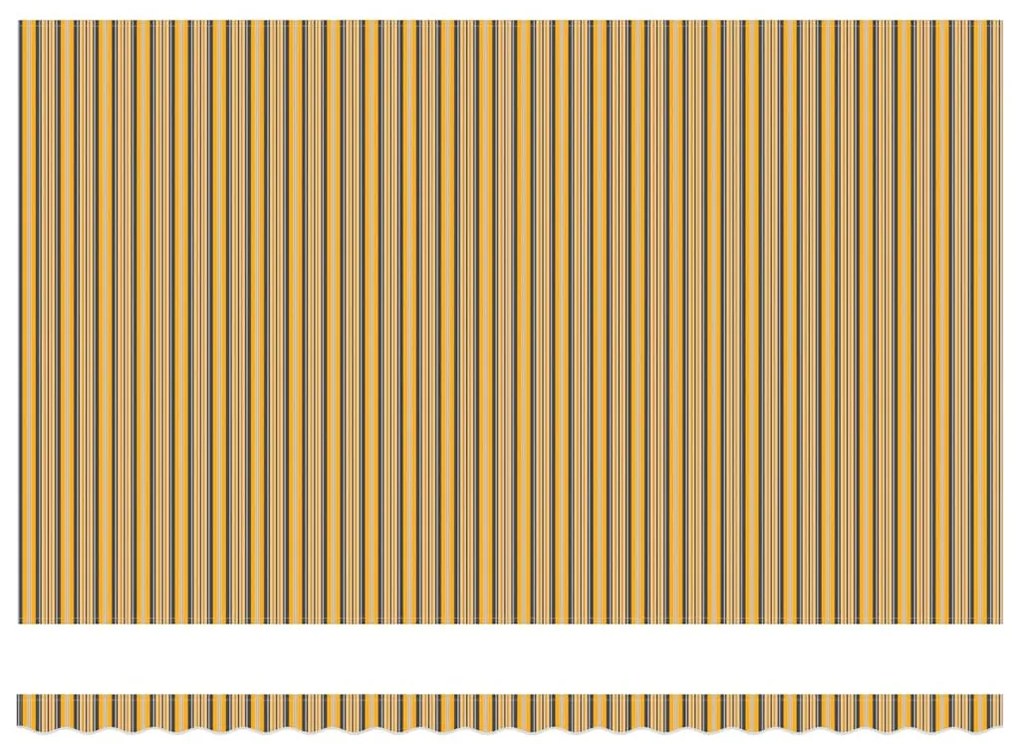 Behúzható napellenző 500 × 300 cm Sokszínű