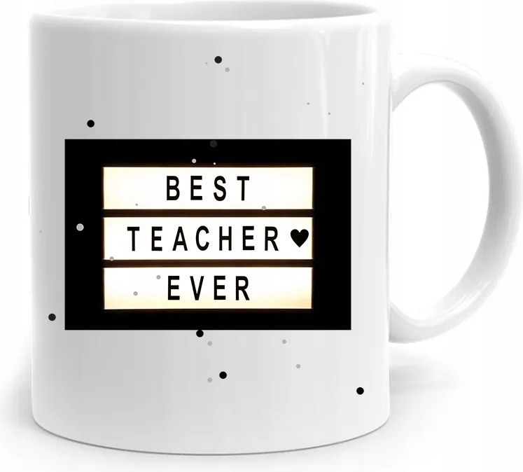 Pedagógusnapi Bögre Best Teacher Ajándék fényképes nyomtatással