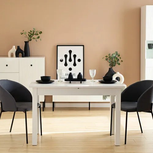 NEO Étkezőasztal Fehér Színben 120 cm