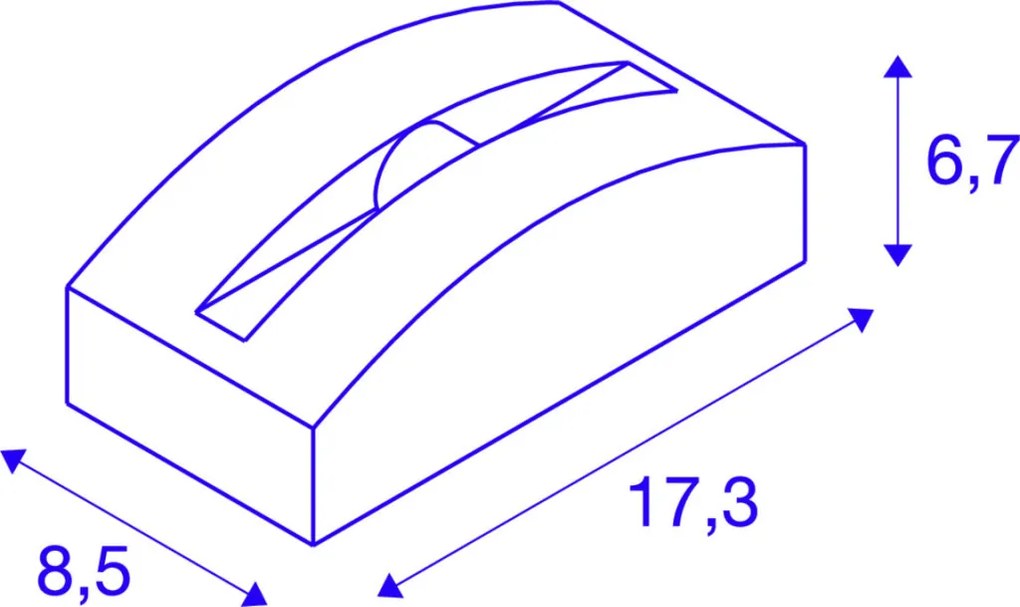 SLV 1003518 OUT-BEAM Modern Kültéri Fali Lámpa Antracit LED IP55