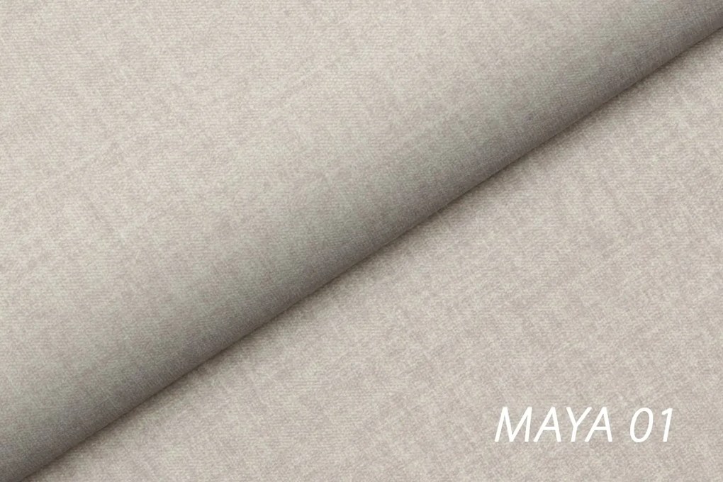 Galin kárpitozott lebegő ágy 140x200 - bézs, könnyen tisztítható Maya 01 szövet
