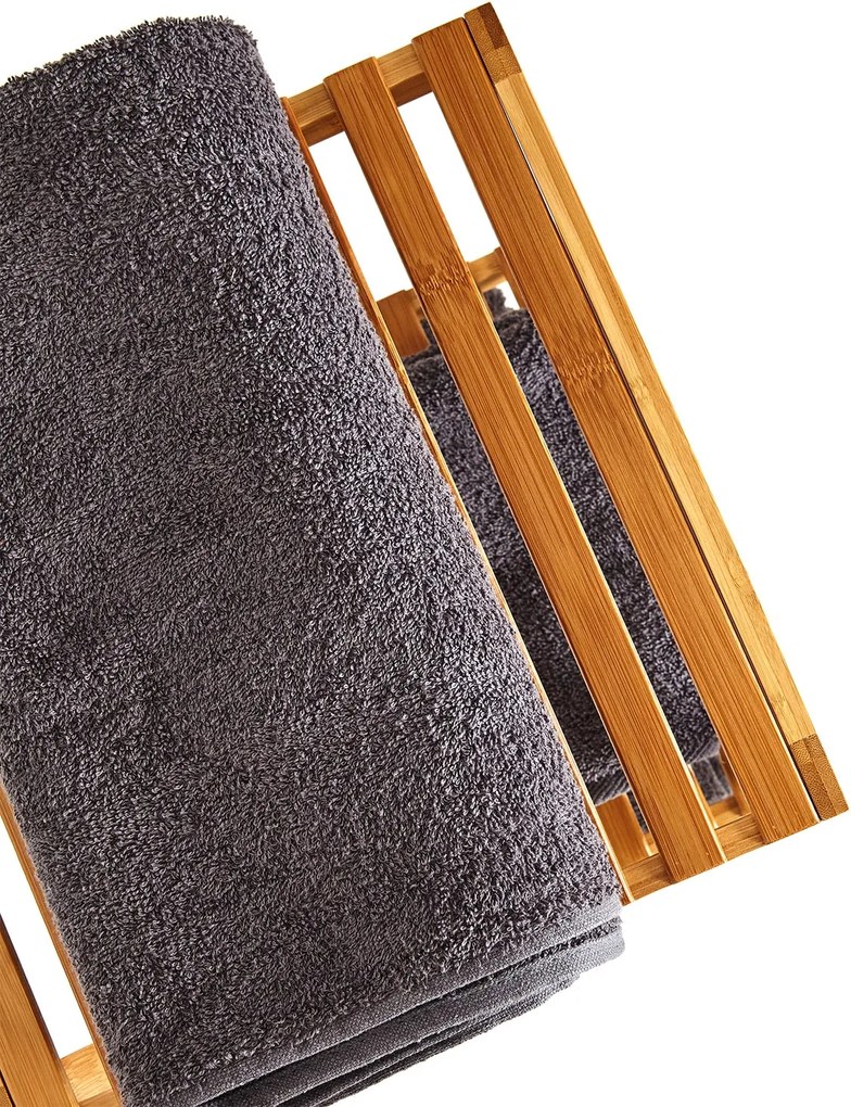 Blumfeldt Polcállvány, többcélú polcállvány, 4 szint, 34 x 110 x 33 cm (SZ x M x M), kombinálható, bambusz