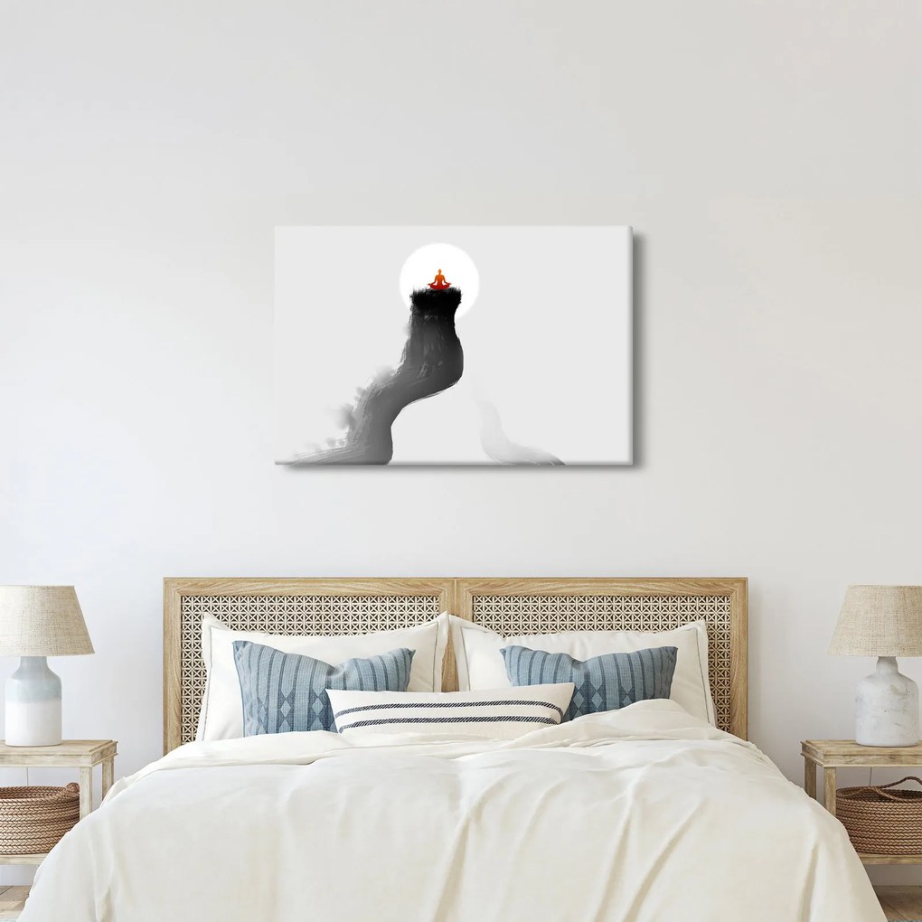 Kép - Meditáció a hegységen (90x60 cm)