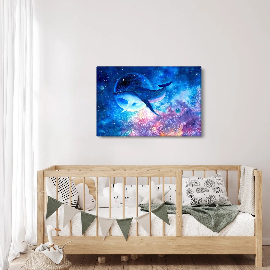 Kép - Űrbálna (90x60 cm)