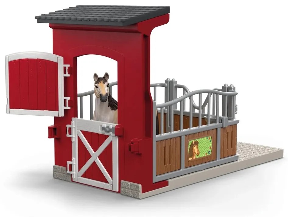Schleich 42724 Pónibox mustang kancával