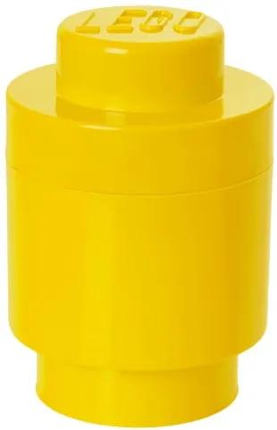 Sárga henger alakú tárolódoboz, ⌀ 12,5 cm - LEGO®
