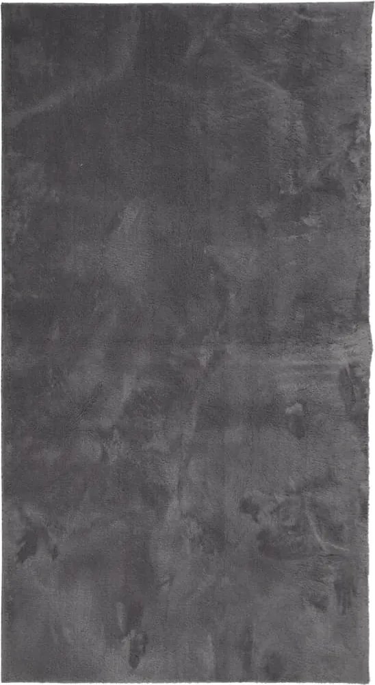 vidaXL HUARTE antracit rövid szálú puha és mosható szőnyeg 60 x 110 cm