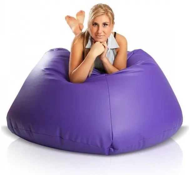 Babzsák labda Maxi ökobőr TiaHome - Narancssárga