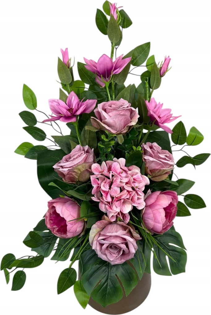 Csokor Nád Kompozíció Sír Temető Művirágok