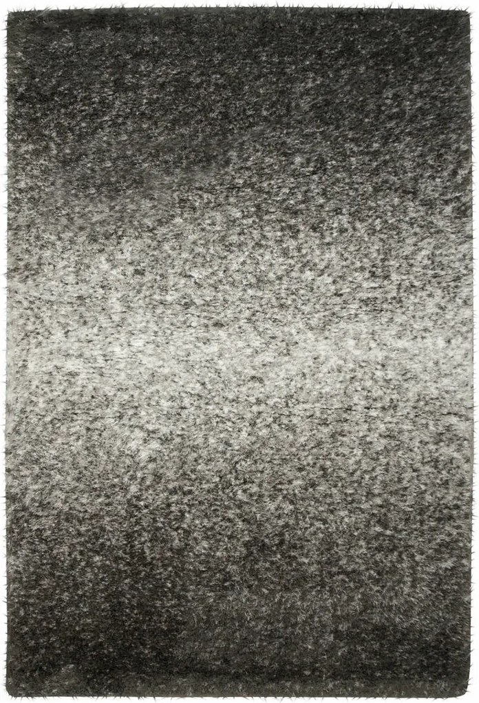 Csillogó Szőnyeg Árnyékolt Vastag Antracit Hálószoba Nappali Puffy 133x190 cm