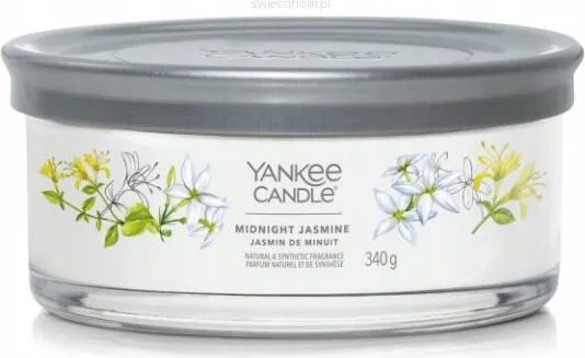Midnight Jasmine Yankee Candle pohár 5 kanóc