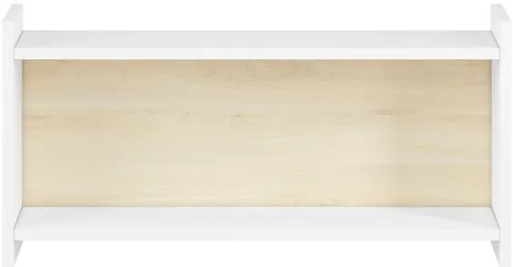 Gyerek fali polc BUBO 35x72 cm fehér/világos bükk