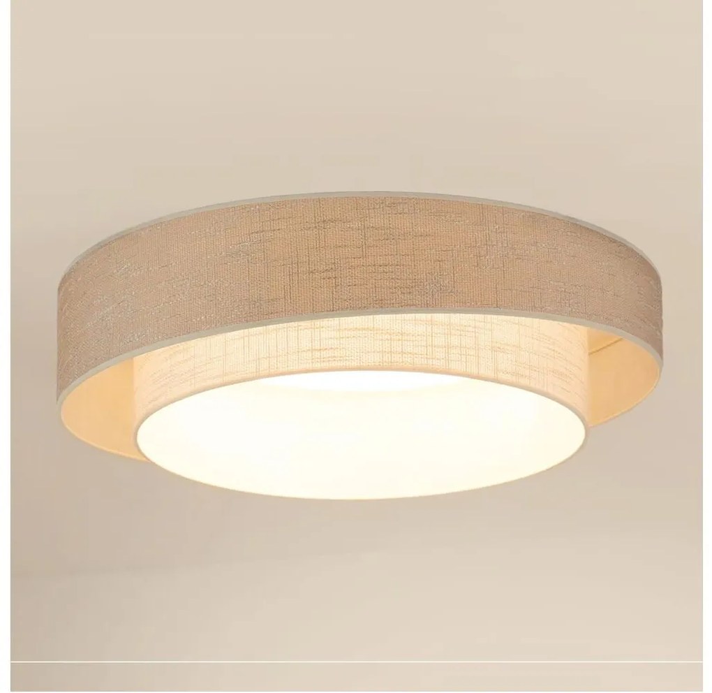Brilagi Brilagi - LED Mennyezeti lámpa DOVER SHINE LED/26W/230V átm. 60 cm szürke/krémes BG1156