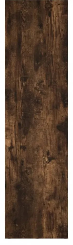 füstös tölgy színű szerelt fa könyv-/TV-szekrény 36x30x114 cm