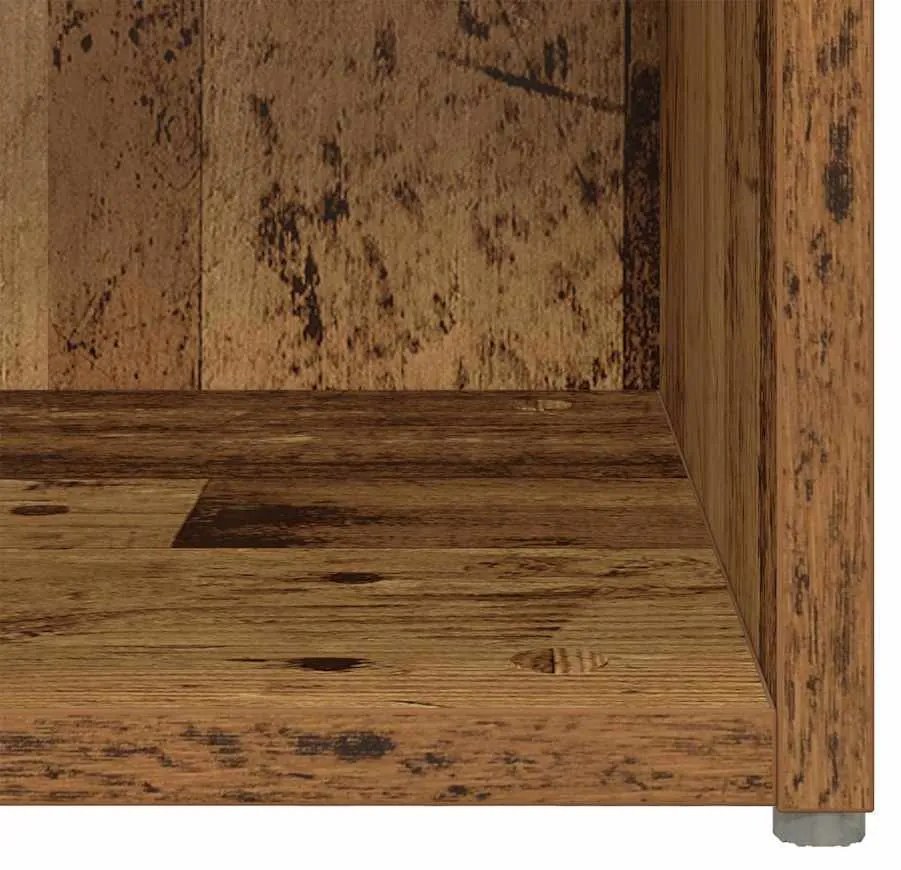 TV szekrény 2 pcs Barna 37 x 35 x 37 cm Faanyag