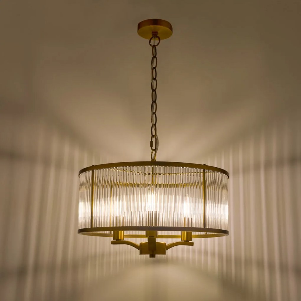 Dar Lighting glamour modern függeszték evelyn antik bronz dareve0363