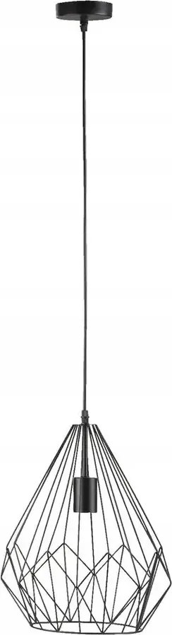 Marnix függőlámpa fekete 150xØ30 cm