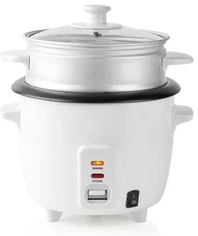 Nedis KARC06WT - Rizsfőző 300W/230V 0,6l fehér
