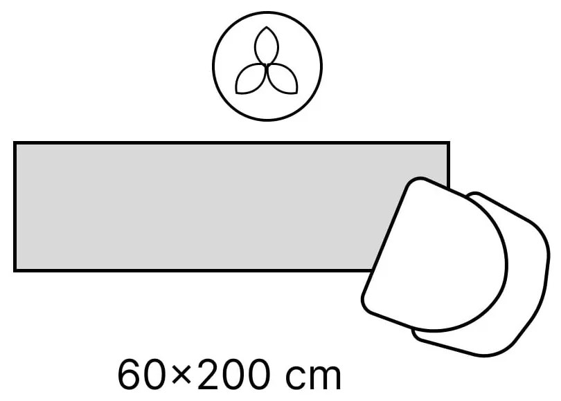 Kétoldalas kézi szövésű gyapjú futószőnyeg 60x190 cm Kamal Zara – Nouristan