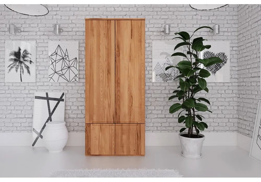 Bükkfa ruhásszekrény 90x206 cm Vento 2 - The Beds