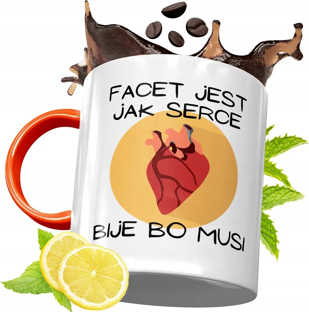 Narancssárga Vicces Bögre Vicces Ajándék fényképes nyomtatással